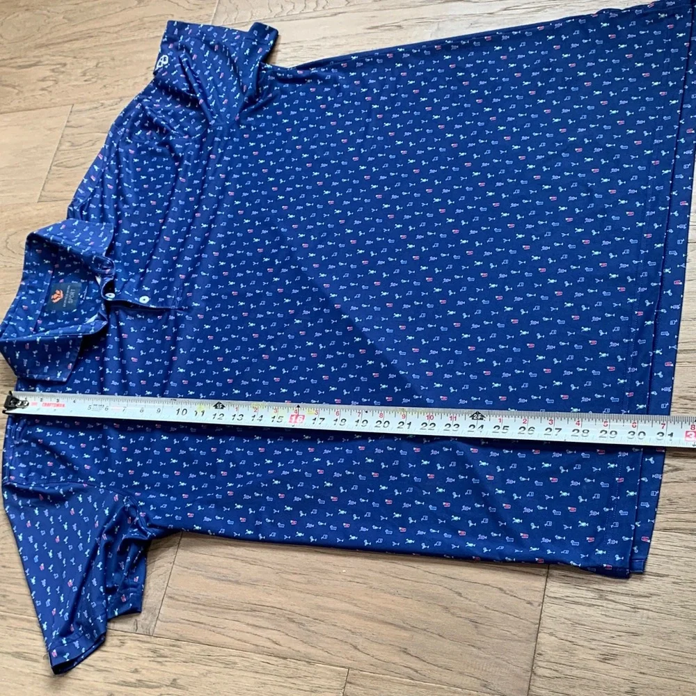 Donald Ross Sport Men’s Polo Cocktails Size XL - Picture 6 of 10